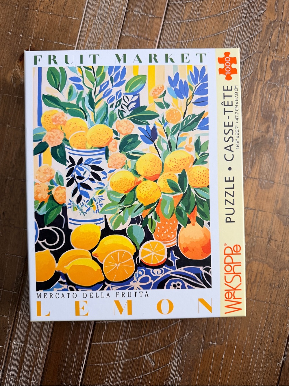 Lemon Fruit Market 1000-Piece Puzzle